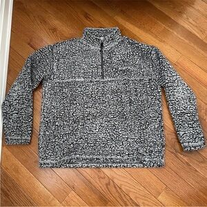 BORGATA Men's Black and Gray Sweater